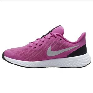Nike Kids Revolution 5 Pink Sneakers 4Y